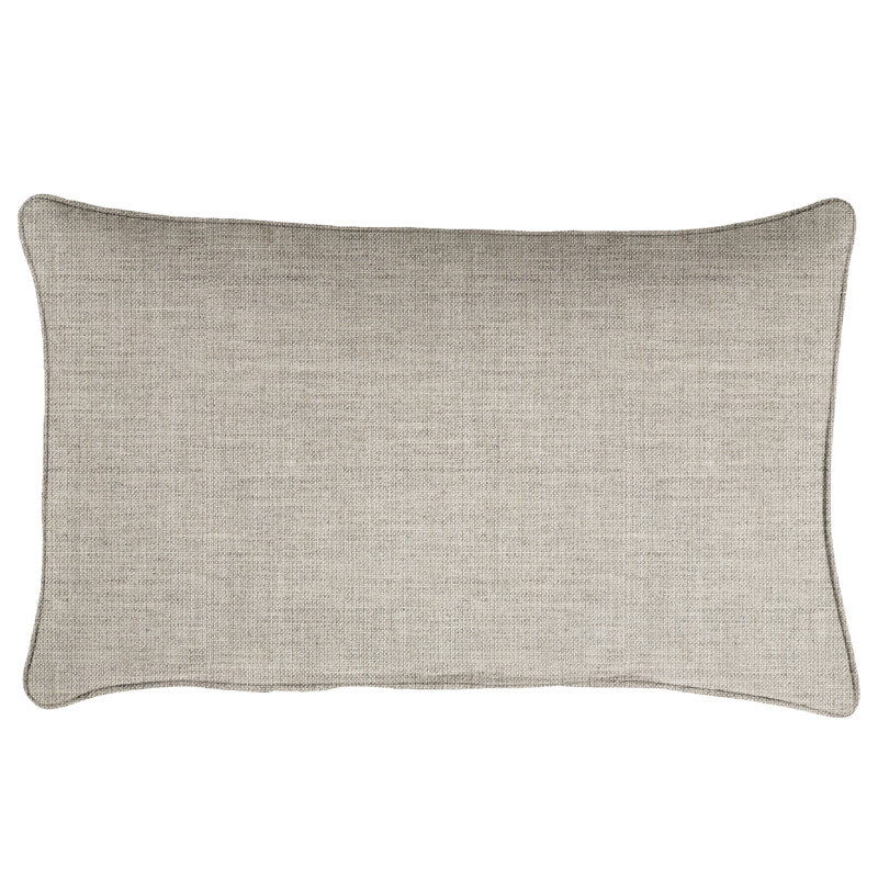 Sunbrella® Outdoor Throw Pillow, Gray, 12" x 18"