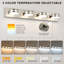 Luminaire de salle de bain 4 lumières à DEL à intensité variable moderne 4cc-1432835400-1432835403