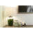 Fillable Glass Table Lamp with Linen Shade