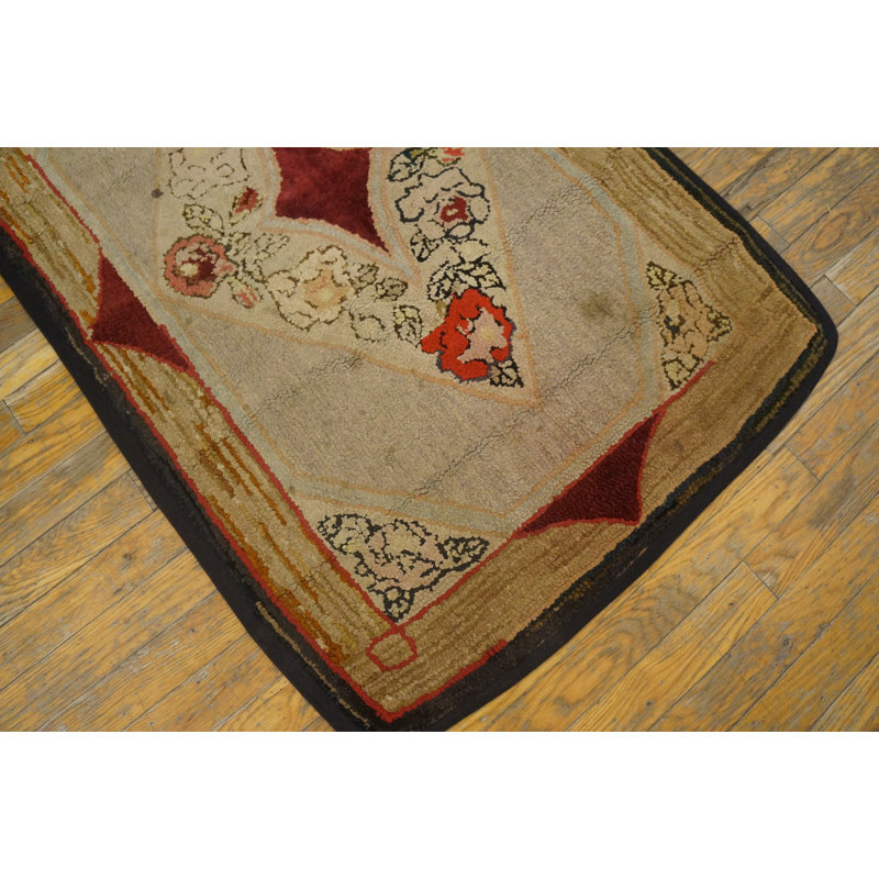 Hand Knotted Wool Geometric Area Rug