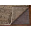 Tapis beige en laine noué à la main de conception unique 6 pi 2 po x 9 pi 6 po années 1960 Caelan