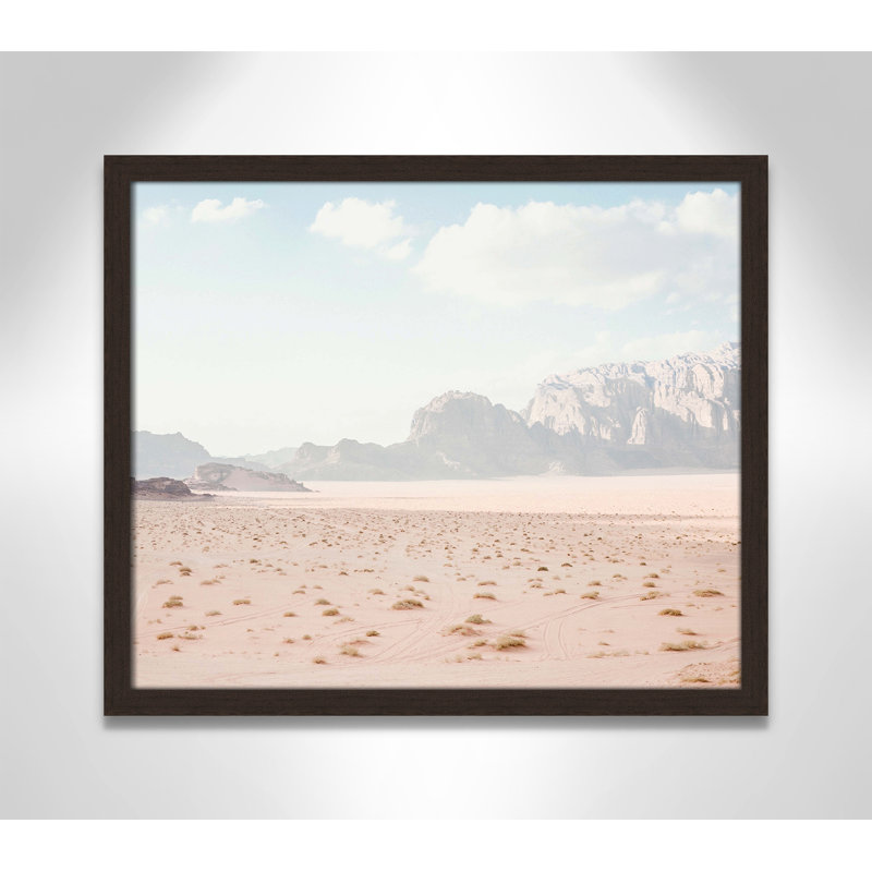 Tire Tracks by Leah Straatsma, 19" W x 16" H, Open Grain Walnut Framed