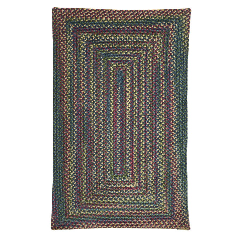 Tapis d'intérieur réversible en laine et polyester tressé Walnut Cove
