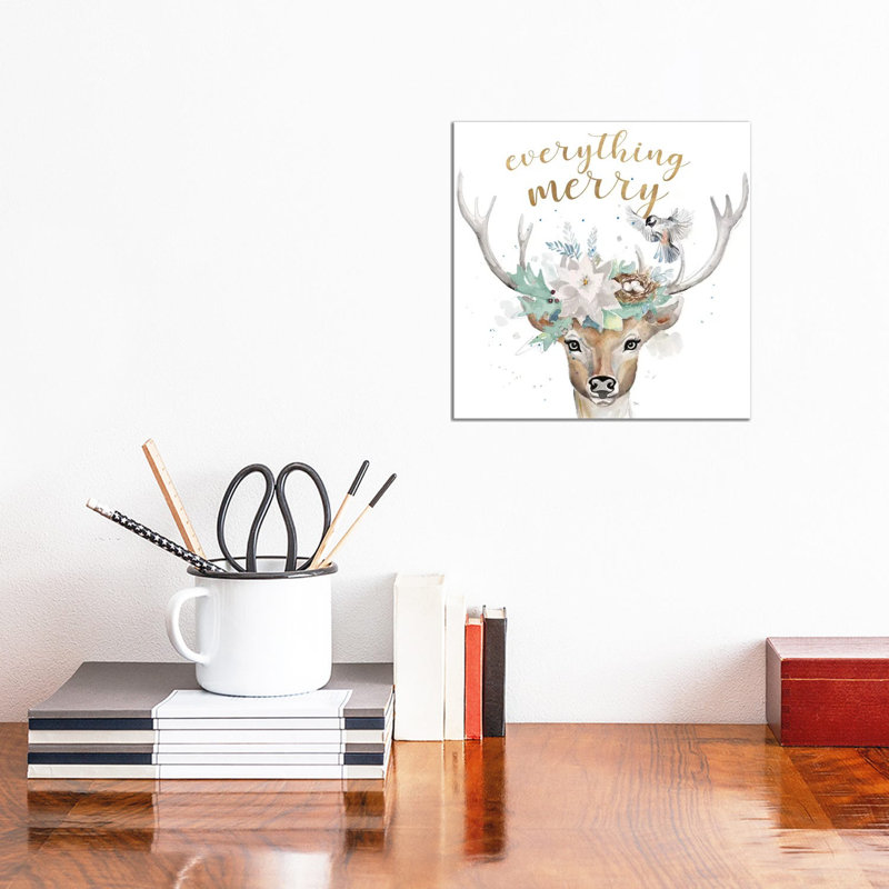 Everything Merry by Patricia Pinto - Wrapped Canvas Gallery-Wrapped Canvas Giclée, 30.48cm H x 30.48cm W