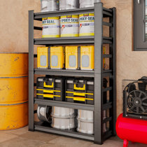 Wallmaster 8-Bin Storage Bins Garage Rack System 2-Tier Orange Tool  Organizers Cube Baskets Wall
