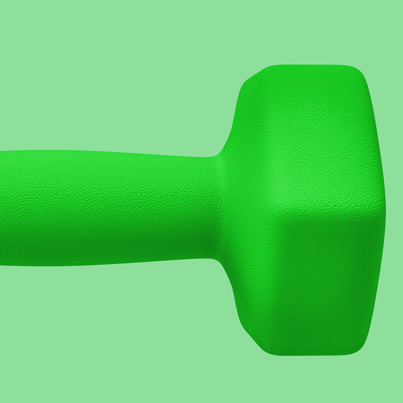 Rubber Dumbbell