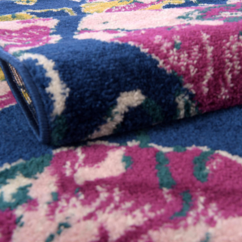 Bloom Floral Indoor Rug, Round 3'3"