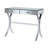 2-Drawer Console Table Clear Mirror
