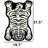 Monochrome Hunter Shaped Accent Rug-74317593