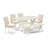 Drage Rubberwood Solid Wood Dining Set-1665154394-1728360846-1728360845