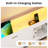 Full Corner Daybed Frame with 6 Drawers and Storage Bookcase Daybed with Charging Station and LED Lights-122632852-123467512