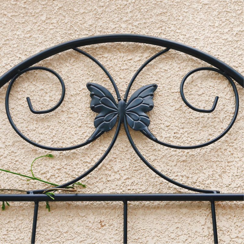 2 Pack Metal Garden Trellis 86.7" x 19.7" Rustproof Trellis for Climbing Plants Outdoor Flower Support