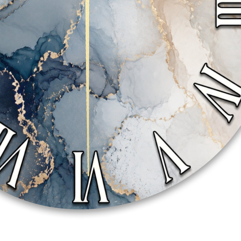 Horloge murale abstraite, Médium