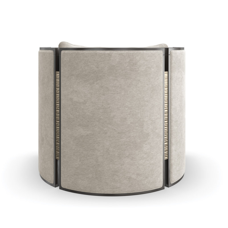 Cut Away Barrel Chair