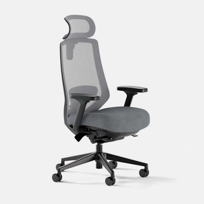 Ergonomic Pro Headrest, Black/Boulder