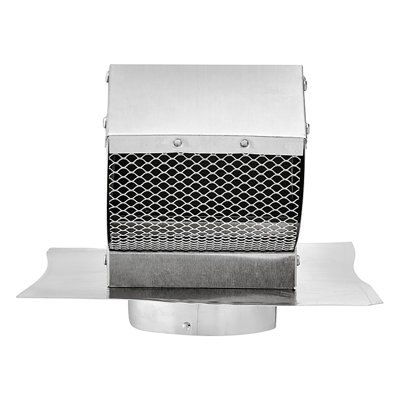 Lambro® 4-In. Aluminum Exhaust Roof Vent Cap With Screen, Damper & Collar, 109R