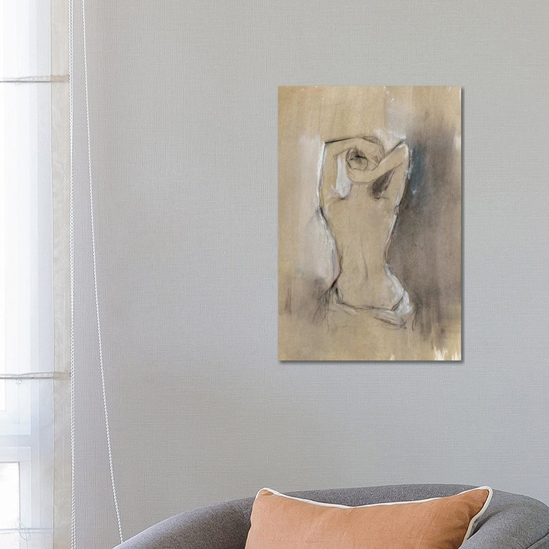 Contemporary Draped Figure I by Ethan Harper - Wrapped Canvas Print, 66.04 cm H x 45.72 cm W x 3.175 cm D