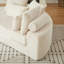 Canapé-lit semi-circulaire 78,5 pouces en velours côtelé 2-en-1 78 pouces, fauteuil inclinable design avec coussin pour le cou et cinq coussins décoratifs dans le salon-1226498506