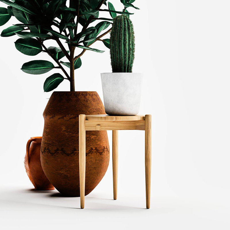 Telica Solid Wood End Table