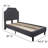 Aluino Arched Button Tufted Upholstered Platform Bed Frame - No Box Spring Required-395099096-395099101
