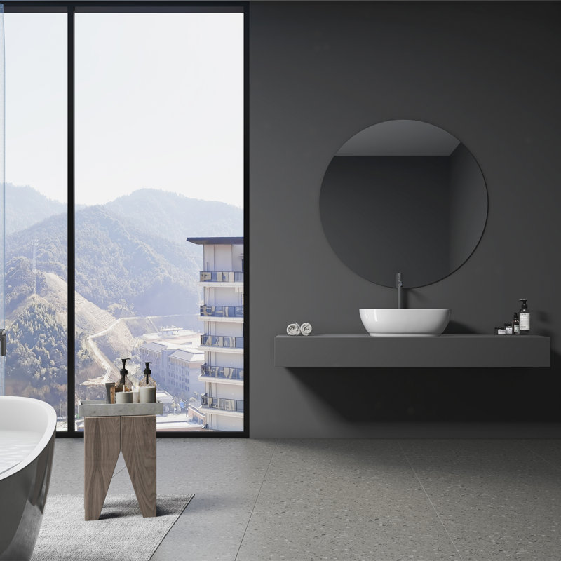Altair 19.9'' Ceramic Oval Bathroom Sink, White