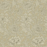 Chrysanthemum Toile Wallpaper