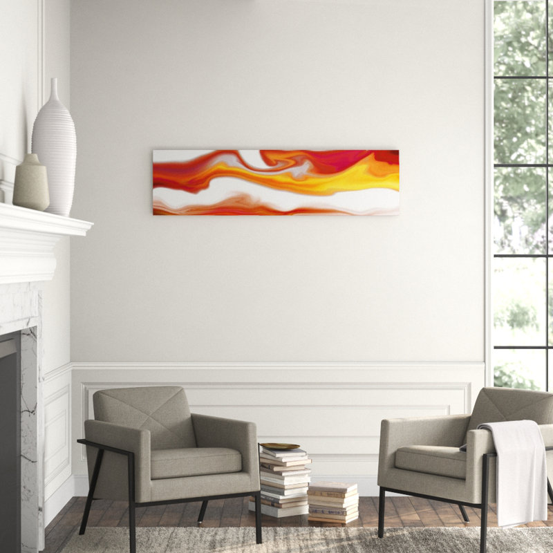 Subtle Flow III Print by Mari Urasawa, Plexi, 16" H x 60" W x 1.5" D