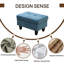 Repose-pieds en flanelle avec rangement-907079055