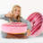 Striped Reversible Throw Pillow