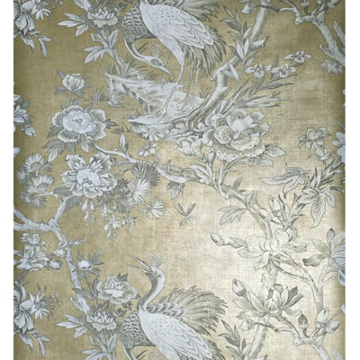 Papier peint Winship mat en étain Alice Crane Toile