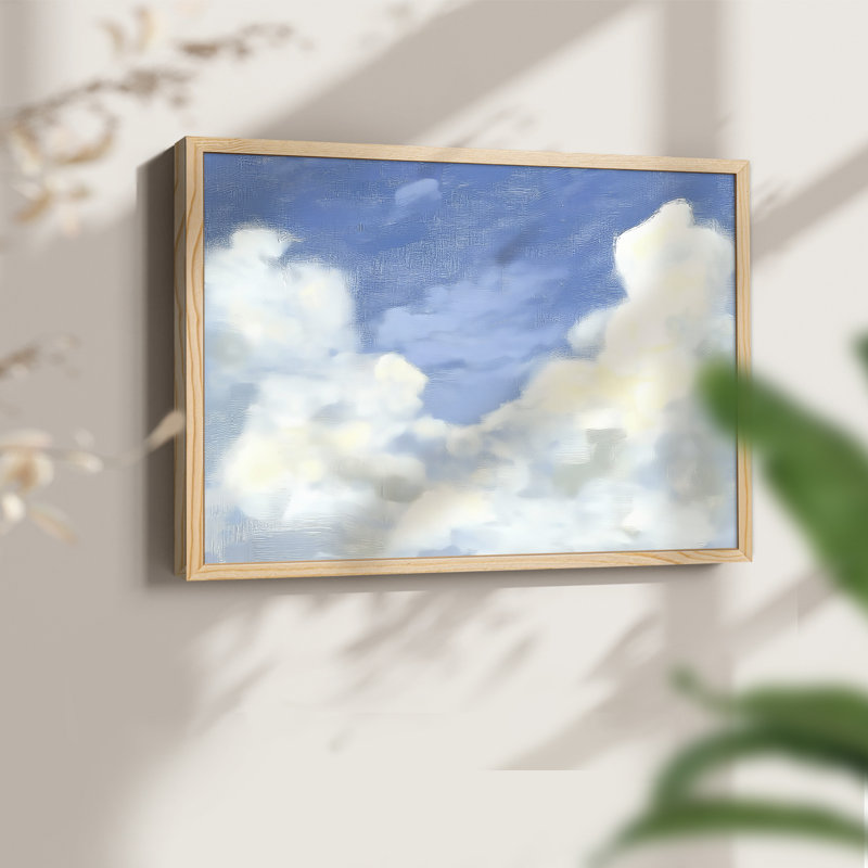 Paysage - IV - Reproduction encadrée - Restickable, Naturel, 22" H x 28" W