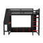 Lit mezzanine avec bureau en bois-1422315371-1422315368