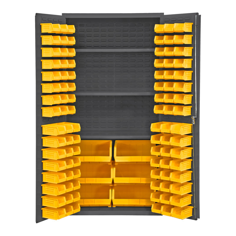Orion Single Storage Cabinet ( 72'' H x 36'' W x 24'' D), Yellow