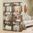 1 PCS Bookcase 6-Tier Bookshelf with Anti-Tipping Kit Freestanding Display Shelf -460743921