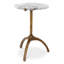 Side Table Cortina Oval - White Marble Top