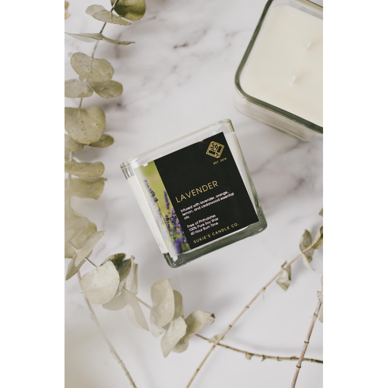 Lavender Scented Jar Candle