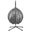 Chaise d'intérieur et d'extérieur agréable - support en fer, matériau en PE, réglable pour une base amusante et joyeuse, Joy and