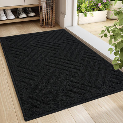 Tapis d'entrée antidérapant pour salle de bain Wardlaw