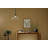1-Light Satin Black Bell Pendant with Clear Seeded Glass Shade-436436707
