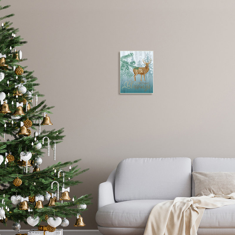 Christmas Blessings, H 15 po x l 10 po x P 0,5 po, Plaque murale