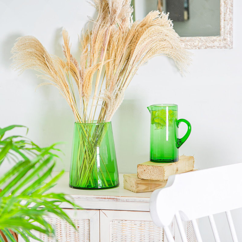 20pc Recycled Glassware Set - By Nicola Spring, Green