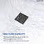 6-Inch Square Shower Drain-111047322