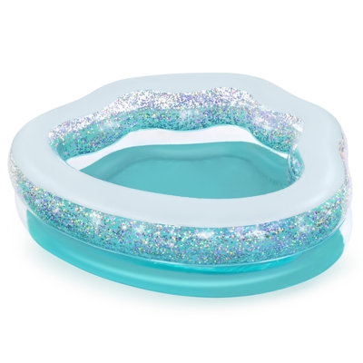 Oval Inflatable Pool 43cm H x 150cm W x 127cm L