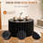 Deja 28"W Round Concrete Outdoor Coffee Table