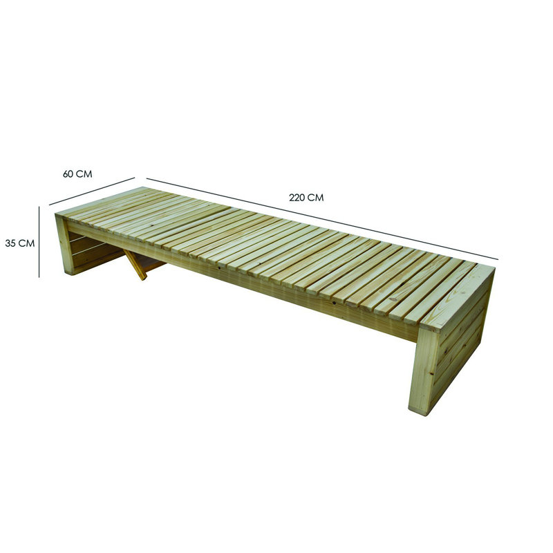 Jorin 60cm Long Reclining Single Chaise