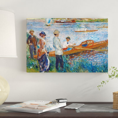 «Oarsmen at Chatou, 1879» par Pierre-Auguste Renoir, reproduction sur toile