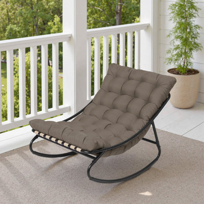 Chaises longues d'extérieur revêtues de métal Tapasi