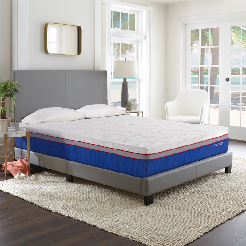 Nautica Home Cooling Gel Memory Foam Mattress, Twin XL, 10"