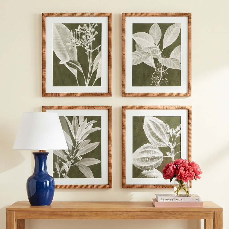Translucent Stem Prints, Set of 4