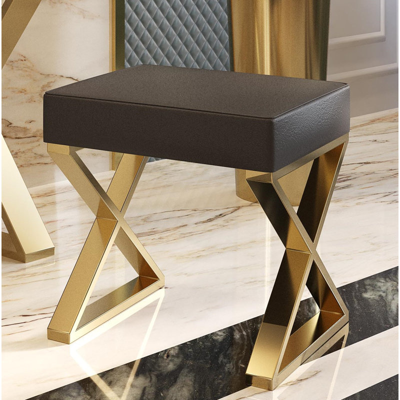 Anchie Steel Accent Stool
